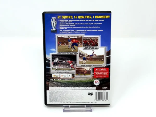 Parte trasera de UEFA Euro 2004: Portugal  (FRA) para PlayStation 2, edición PAL Francia