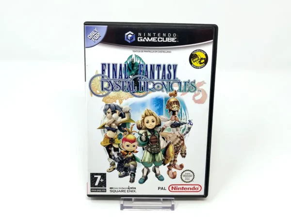 Portada de Final Fantasy Crystal Chronicles (ESP) para Nintendo GameCube, edición PAL España, de segunda mano
