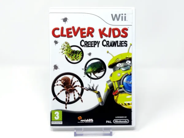 Portada de Clever Kids: Creepy Crawlies (UK) para Nintendo Wii, edición PAL UK, de segunda mano