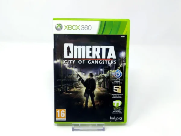 Portada de Omerta: City of Gangsters (ESP) para XBOX 360, edición PAL España, de segunda mano