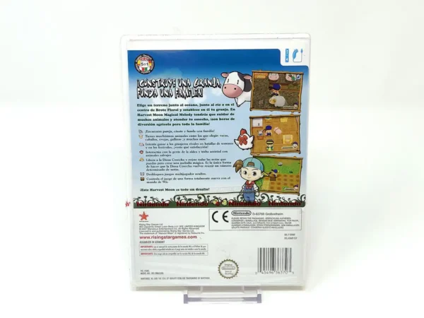 Parte trasera de Harvest Moon: Magical Melody (ESP) (Precintado) para Nintendo Wii, edición PAL España