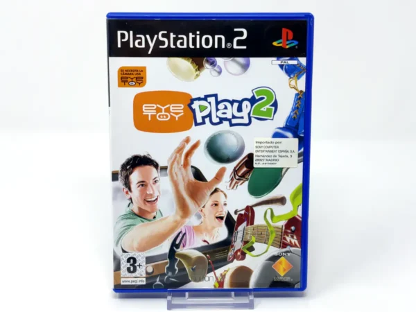 Portada de EyeToy: Play 2 (ESP) (v2) para PlayStation 2, edición PAL España, de segunda mano