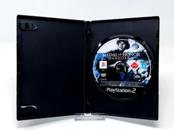 Interior del juego Medal of Honor: Vanguard (ESP) (Rebajado) para PlayStation 2 con disco y manual