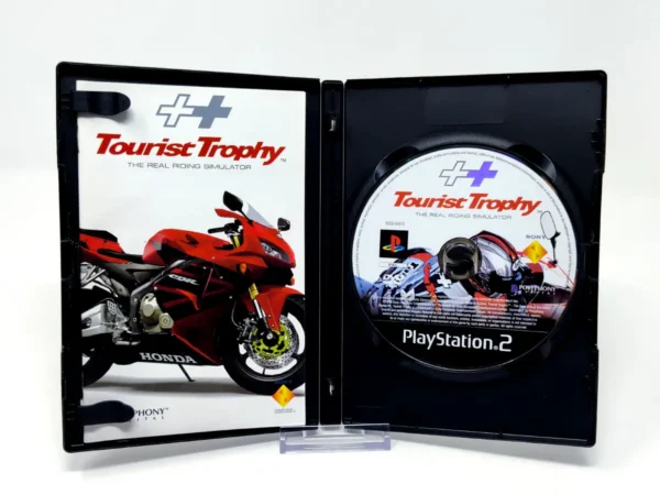 Lateral de la caja de Tourist Trophy: The Real Riding Simulator (ESP) para PlayStation 2