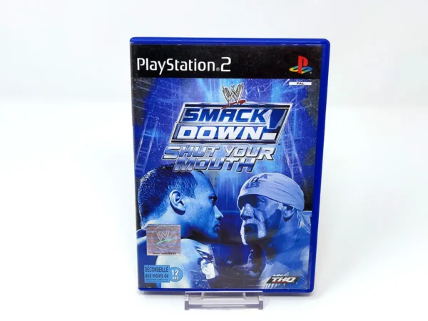 Portada de WWE SmackDown! Shut Your Mouth (FRA) para PlayStation 2, edición PAL Francia, de segunda mano