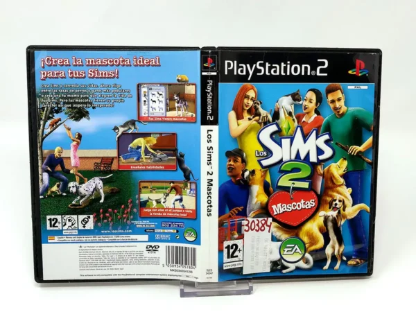 Los Sims 2: Mascotas (ESP) (Carátula) (Rebajado) para PlayStation 2, edición PAL España, de segunda mano