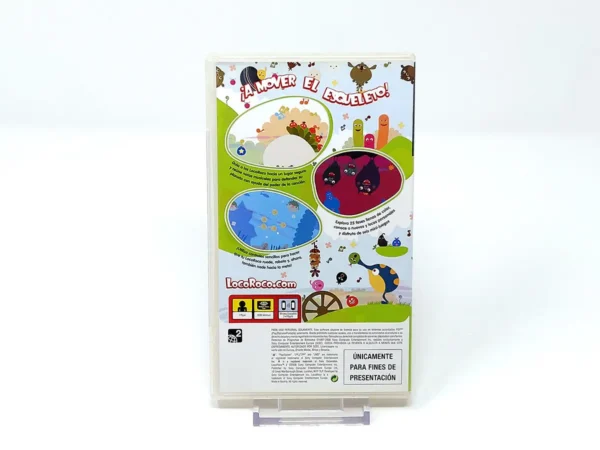 Parte trasera de LocoRoco 2 (ESP) (Promo) para PSP, edición PAL España