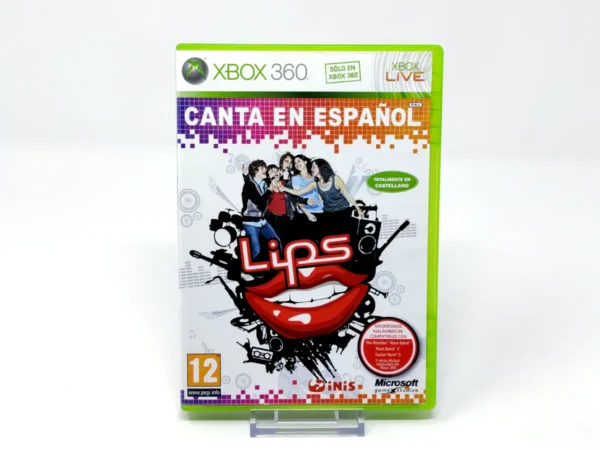 Portada de Lips: Canta en Español (ESP) para XBOX 360, edición PAL España, de segunda mano