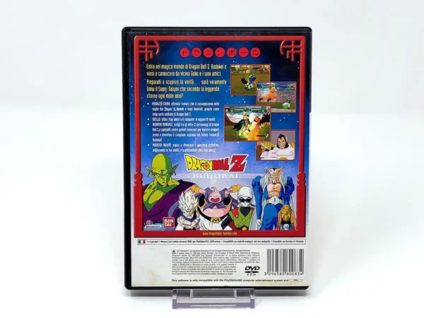 Parte trasera de Dragon Ball Z: Budokai (ITA) (Rebajado) para PlayStation 2, edición PAL Italia