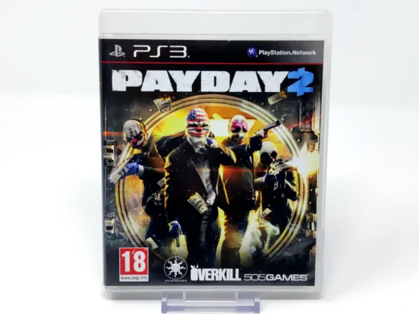 Portada de Payday 2 (ESP) para PlayStation 3, edición PAL España, de segunda mano