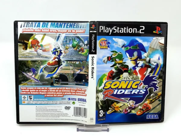Sonic Riders (ESP) (Carátula) para PlayStation 2, edición PAL España, de segunda mano