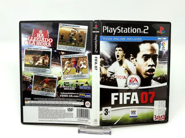 FIFA 07 (ESP) (v2) (Carátula) (Rebajado) para PlayStation 2, edición PAL España, de segunda mano