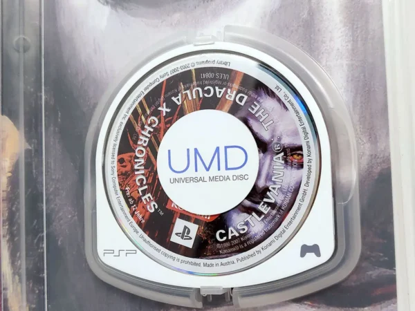 Lateral de la caja de Castlevania: The Dracula X Chronicles (ESP) para PSP