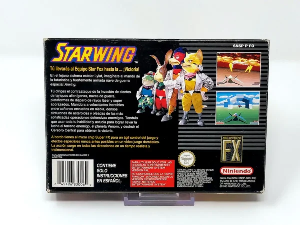 Parte trasera de Starwing (ESP) para Nintendo SNES