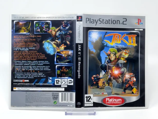 Jak II: El Renegado (ESP) (Platinum) (Carátula)