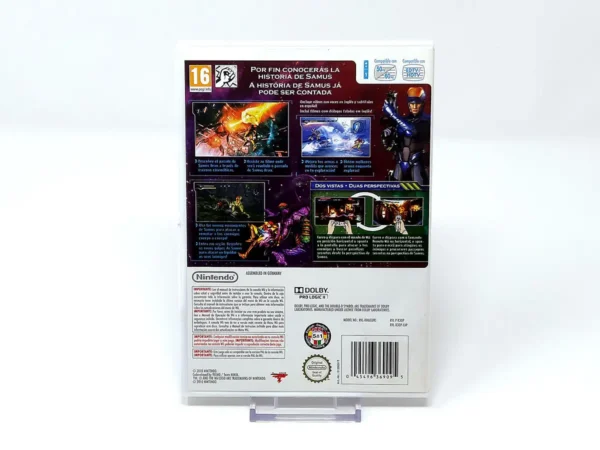Parte trasera de Metroid: Other M (ESP) (Rebajado) para Nintendo Wii, edición PAL España