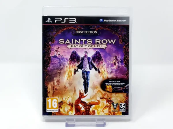 Portada de Saints Row: Gat out of Hell (ESP) para PlayStation 3, edición PAL España, de segunda mano
