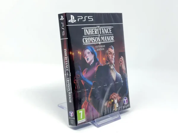 Lateral de la caja de The Inheritance of Crimson Manor (Victorian Edition) (ESP) (Precintado) para PlayStation 5