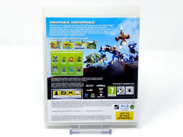 Parte trasera de Skylanders: Swap Force (ESP) para PlayStation 3, edición PAL España