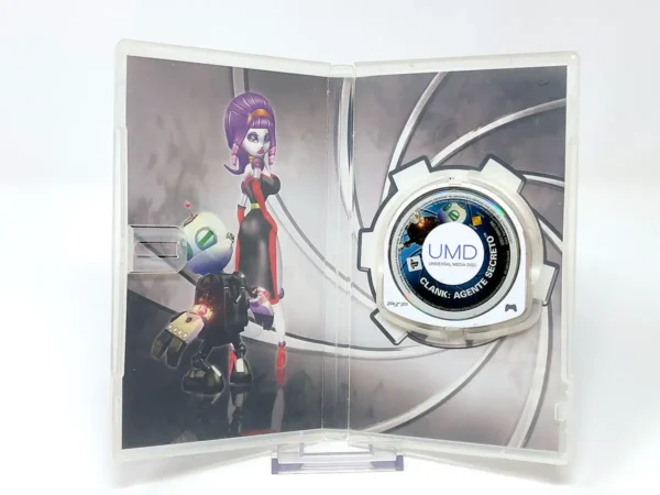 Interior del juego Secret Agent Clank (ESP) (Rebajado) para PSP con disco y manual