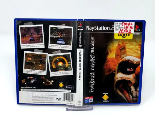 Twisted Metal: Black (ESP) (Carátula) (Rebajado) para PlayStation 2, edición PAL España, de segunda mano