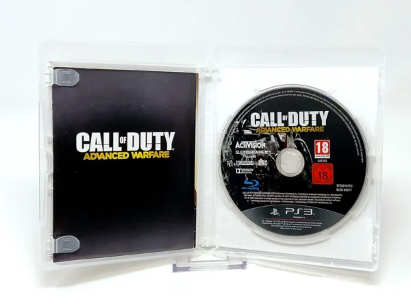 Interior del juego Call of Duty: Advanced Warfare (ESP) para PlayStation 3 con disco y manual