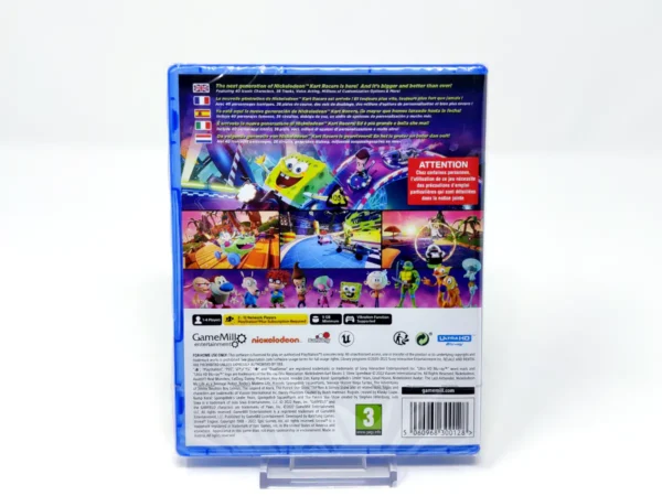 Parte trasera de Nickelodeon Kart Racers 3: Slime Speedway (ESP) (Precintado) para PlayStation 5, edición PAL España