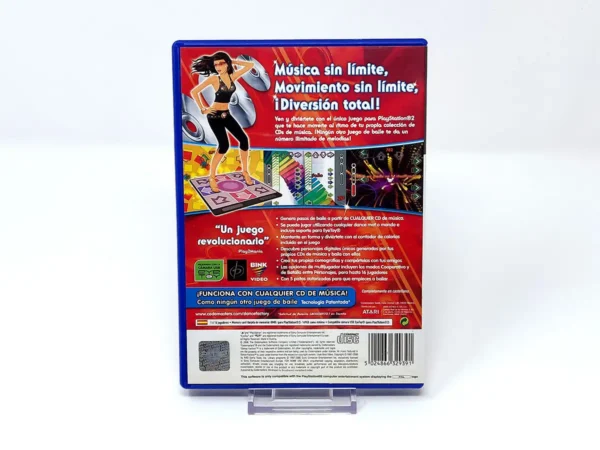 Parte trasera de Dance Factory (ESP) para PlayStation 2, edición PAL España