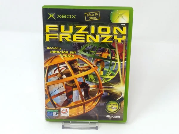 Portada de Fuzion Frenzy (ESP) para XBOX, edición PAL España, de segunda mano