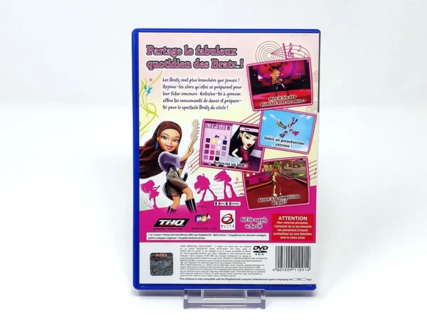 Parte trasera de Bratz: Girlz Really Rock (FRA) para PlayStation 2, edición PAL Francia