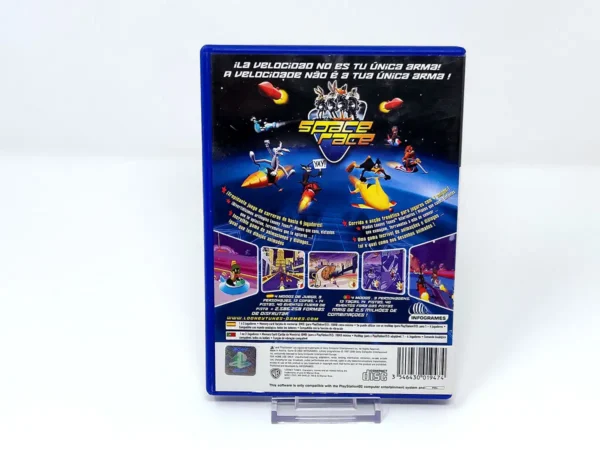 Parte trasera de Looney Tunes: Space Race (ESP) (Rebajado) para PlayStation 2, edición PAL España
