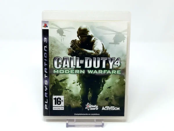 Portada de Call of Duty 4: Modern Warfare (ESP) para PlayStation 3, edición PAL España, de segunda mano
