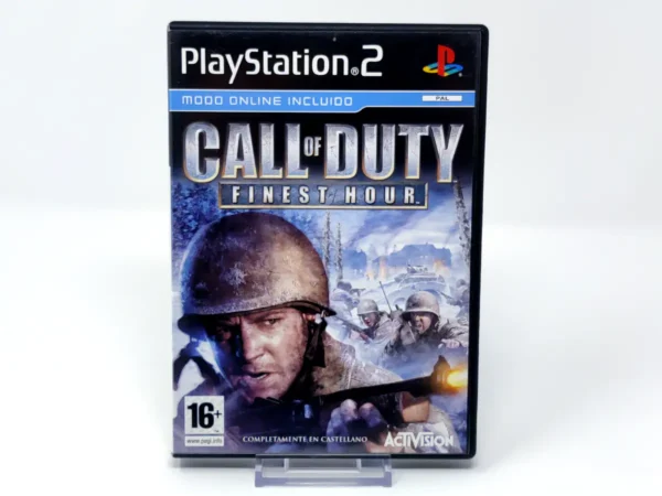 Portada de Call of Duty: Finest Hour (ESP) (Rebajado) para PlayStation 2, edición PAL España, de segunda mano