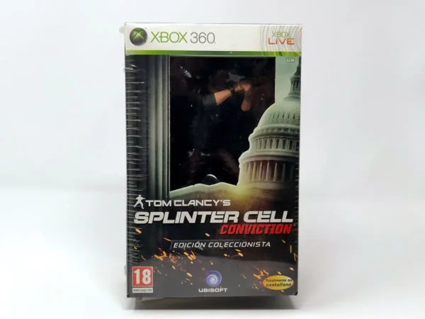 Portada de Tom Clancy's Splinter Cell: Conviction (Edición Coleccionista) (ESP) (Precintado) para XBOX 360, edición PAL España, de segunda mano