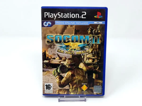 Portada de SOCOM II: U.S. Navy SEALs (ESP) (v2) (Rebajado) para PlayStation 2, edición PAL España, de segunda mano