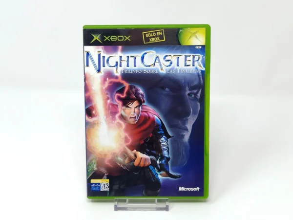Portada de Night Caster: Triunfo sobre las Tinieblas (ESP) para XBOX, edición PAL España, de segunda mano