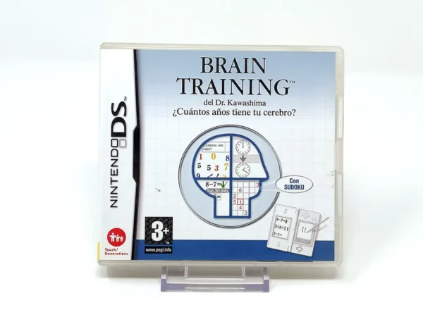 Portada de Brain Training del Dr. Kawashima: ¿Cuantos años tiene tu Cerebro? (ESP) para Nintendo DS, edición PAL España, de segunda mano