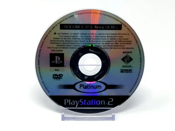 SOCOM 3: U.S. Navy SEALs (ESP) (Platinum) (Disco) para PlayStation 2, edición PAL España, de segunda mano