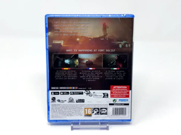 Parte trasera de Fort Solis (ESP) (Precintado) para PlayStation 5, edición PAL España