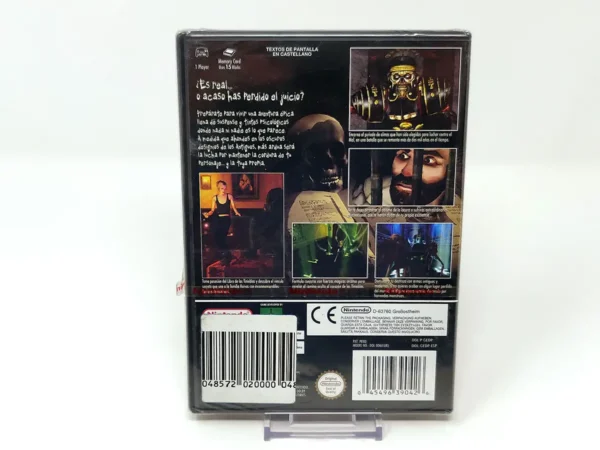 Parte trasera de Eternal Darkness: Sanity's Requiem (ESP) (Precintado) para Nintendo GameCube, edición PAL España