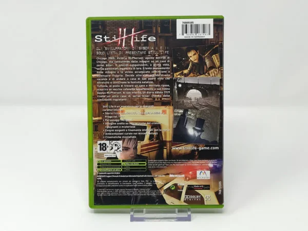 Parte trasera de Still Life (ITA) para XBOX, edición PAL Italia