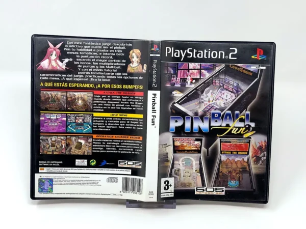 Pinball Fun (ESP) (Carátula) para PlayStation 2, edición PAL España, de segunda mano