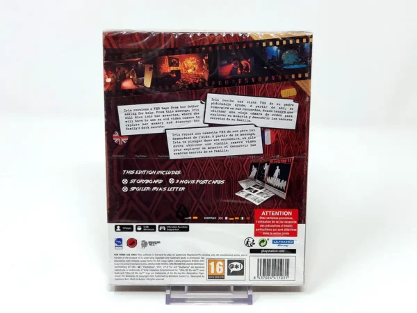 Parte trasera de Tape: Unveil the Memories (Director's Edition) (ESP) (Precintado) para PlayStation 5, edición PAL España