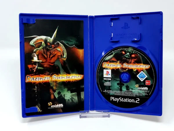 Interior del juego Daemon Summoner (ESP) para PlayStation 2 con disco y manual
