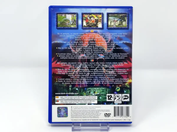 Parte trasera de Dark Chronicle (ESP) para PlayStation 2