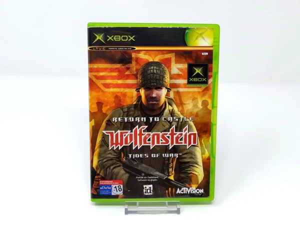 Portada de Return to Castle Wolfenstein - Tides of War (ESP) (Rebajado) para XBOX, edición PAL España, de segunda mano