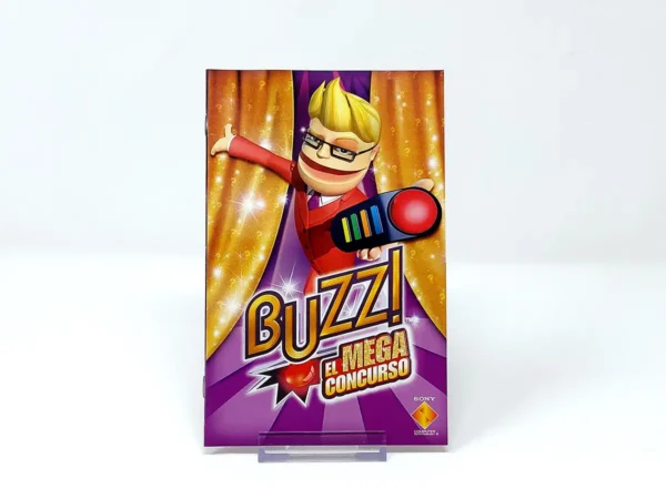 Buzz! El Mega Concurso (ESP) (Manual) para PlayStation 2, edición PAL España, de segunda mano