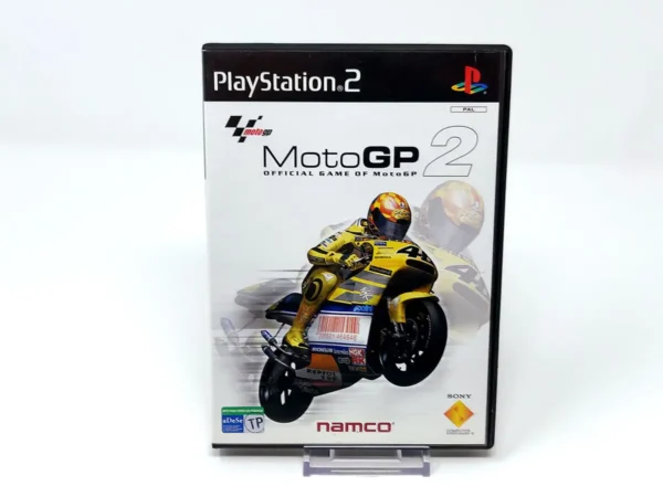 Portada de MotoGP 2 (ESP) para PlayStation 2, edición PAL España, de segunda mano