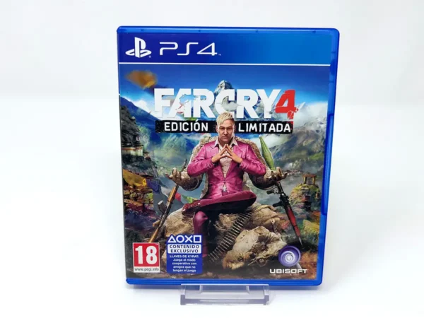 Portada de Far Cry 4 (Edición Limitada) (ESP) para PlayStation 4, edición PAL España, de segunda mano