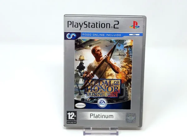 Portada de Medal of Honor: Rising Sun (ESP) (Platinum) para PlayStation 2, edición PAL España, de segunda mano